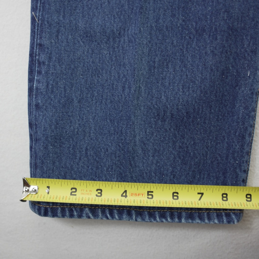 Levis 501 Vintage Mens Blue Denim Straight Leg Button Fly Jeans 38x32 2004 - Picture 4 of 13